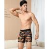 imageHAVVIS Mens Performance Underwear Boxer Briefs Soft Comfortable Bamboo Viscose Underwear for Men MultipackBoxer Briefs  A01  9 Pack