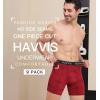 imageHAVVIS Mens Performance Underwear Boxer Briefs Soft Comfortable Bamboo Viscose Underwear for Men MultipackBoxer Briefs  A02  9 Pack