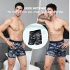 imageHAVVIS Mens Performance Underwear Boxer Briefs Soft Comfortable Bamboo Viscose Underwear for Men MultipackBoxer Briefs  B05  6 Pack
