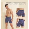 imageHAVVIS Mens Performance Underwear Boxer Briefs Soft Comfortable Bamboo Viscose Underwear for Men MultipackBoxer Briefs  B06  6 Pack