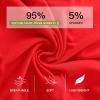 imageHAVVIS Mens Performance Underwear Boxer Briefs Soft Comfortable Bamboo Viscose Underwear for Men MultipackBoxer Briefs  C04  6 Pack  Red