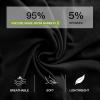 imageHAVVIS Mens Performance Underwear Boxer Briefs Soft Comfortable Bamboo Viscose Underwear for Men MultipackBoxer Briefs  C05  6 Pack  Black