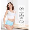 imageHAVVIS Womens Briefs Underwear Cotton High Waist Tummy Control Panties Rose Jacquard Ladies Panty MultipackBrief 01  8 Pack  Assorted Colors