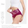imageHAVVIS Womens Briefs Underwear Cotton High Waist Tummy Control Panties Rose Jacquard Ladies Panty MultipackBrief 02  5 Pack  Assorted Colors 02
