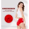imageHAVVIS Womens Briefs Underwear Cotton High Waist Tummy Control Panties Rose Jacquard Ladies Panty MultipackBrief 04  5 Pack  Red