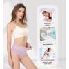 imageHAVVIS Womens Briefs Underwear Cotton High Waist Tummy Control Panties Rose Jacquard Ladies Panty MultipackBrief 05  8 Pack  Assorted Colors