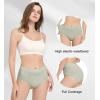 imageHAVVIS Womens Briefs Underwear Cotton High Waist Tummy Control Panties Rose Jacquard Ladies Panty MultipackBrief 06  5 Pack  Assorted Colors