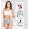 imageHAVVIS Womens Briefs Underwear Cotton High Waist Tummy Control Panties Rose Jacquard Ladies Panty MultipackBrief 06  5 Pack  Assorted Colors