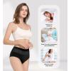 imageHAVVIS Womens Briefs Underwear Cotton High Waist Tummy Control Panties Rose Jacquard Ladies Panty MultipackBrief 06  5 Pack  Black