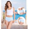 imageHAVVIS Womens Briefs Underwear Cotton High Waist Tummy Control Panties Rose Jacquard Ladies Panty MultipackBriefs 01  8 Pack  Assorted Colors